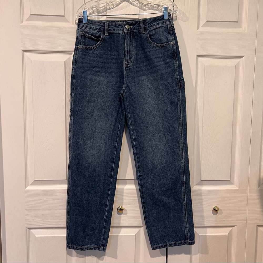 🍊 Adika Blue Denim Jeans with Stars on Back Pocket - Medium